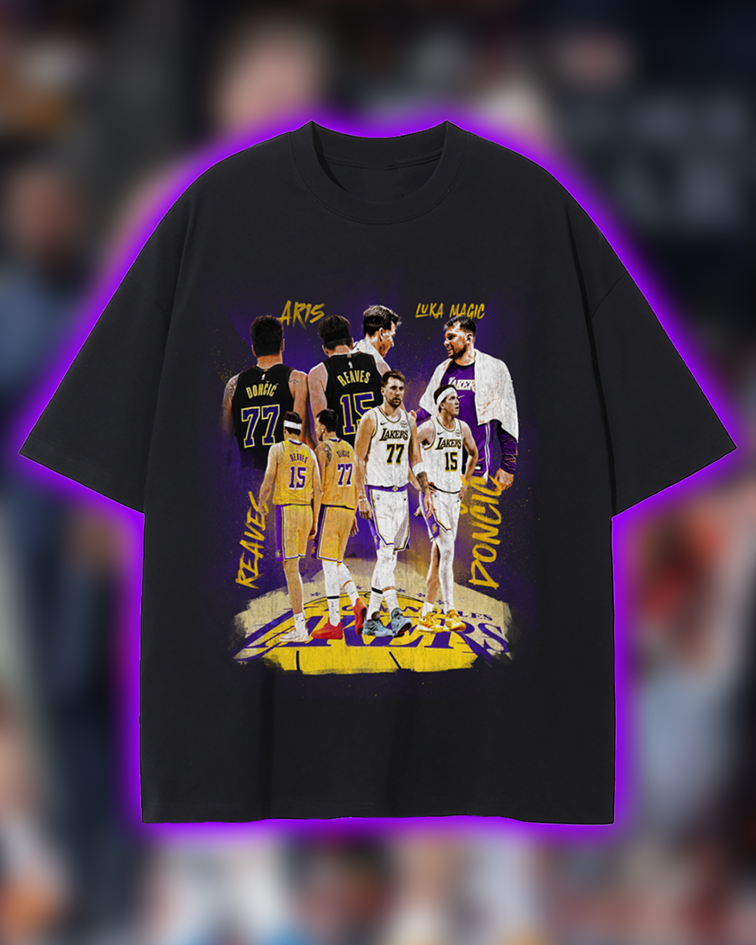 DONCIC & REAVES BLACK TEE